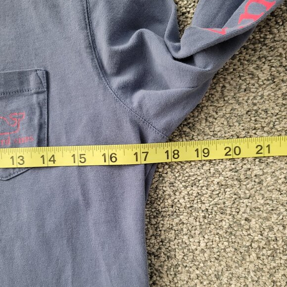 Vineyard Vines Girls Blue Long Sleeve T-Shirt X-Large 16 - Picture 8 of 9